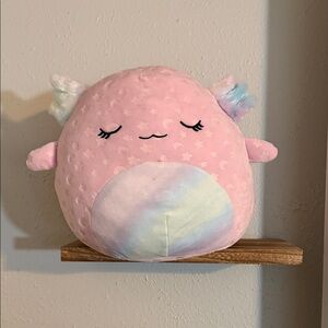 Cressida the Axolotl with glow in the dark accents